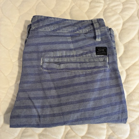 Tavik Pants - Tavik Modern Beach Culture Blue Heather Holbrook Shorts Mens Size 32 Casual